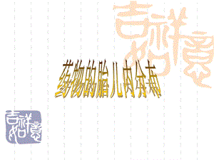 药物在胎儿体内的分布.ppt