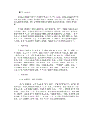 农村三资管理工作总结.docx
