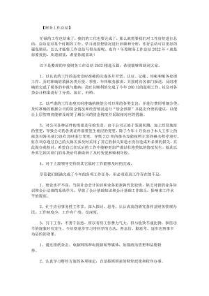 年度财务工作总结2022.docx