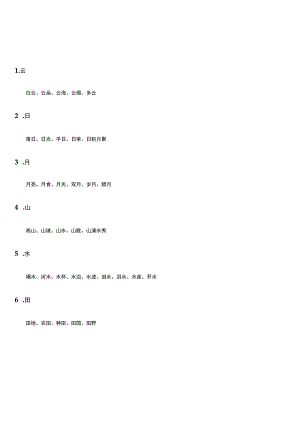 学前儿童基础字词.docx