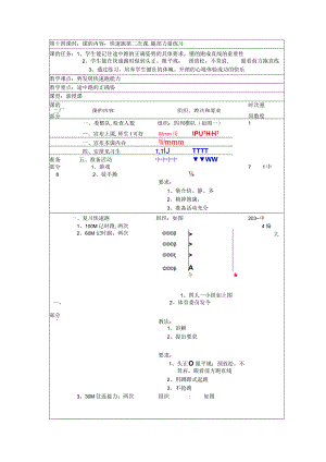 七年级下学期体育第十四课时腿部力量练习教案.docx