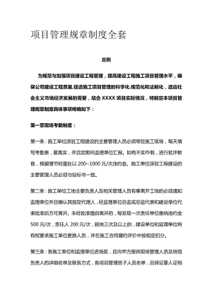项目管理规章制度全套.docx