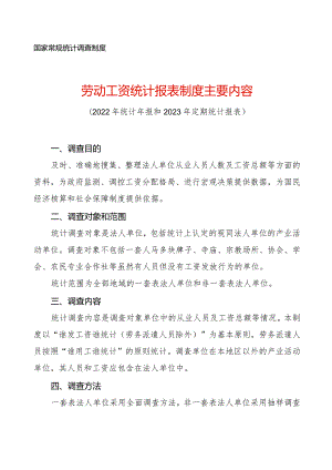 劳动工资统计报表制度主要内容.docx