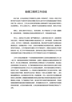 028-助理工程师工作总结.docx