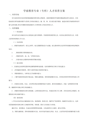 学前教育专业介绍.docx