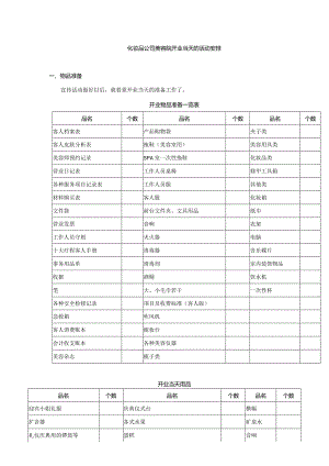 化妆品公司美容院开业当天的活动安排.docx