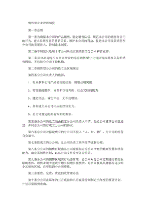 销售型企业管理制度.docx