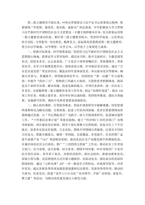 第二批主题教育经验做法总结.docx