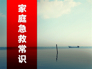 家庭急救常识.PPT.ppt