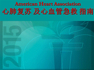 心肺复苏及心血管急救指南.ppt