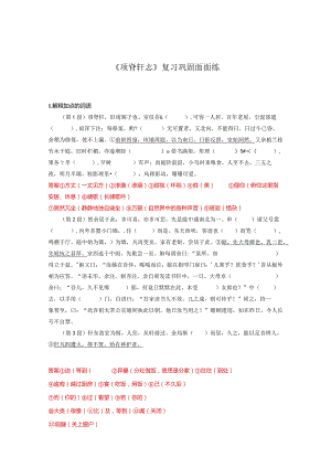 《项脊轩志》复习巩固面面练.docx