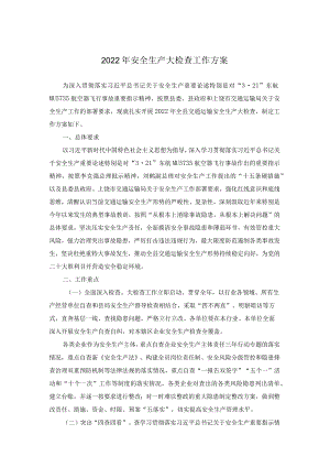 2022年安全生产大检查工作方案.docx