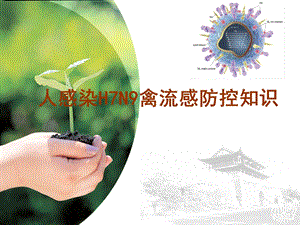 人感染H7N9禽流感防控知识讲座.ppt