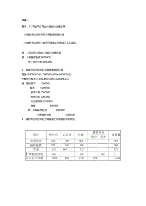 电大高级财务会计形考任务答案全1~4.docx