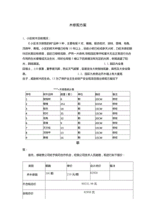 物业绿化树木修剪方案.docx