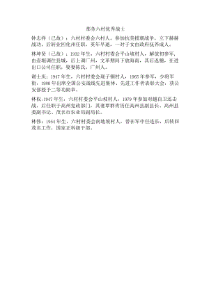 那务六村优秀战士.docx