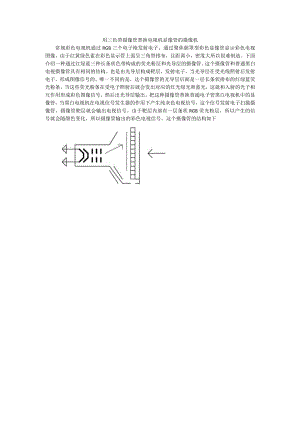 用三色带摄像管替换电视机显像管的摄像机.docx