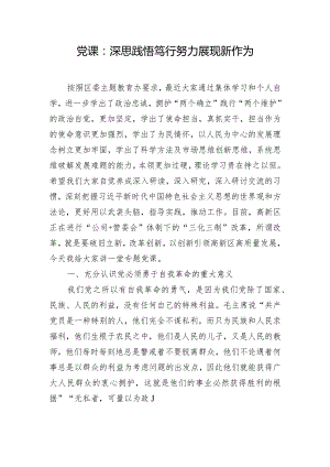 党课：深思践悟笃行 努力展现新作为.docx