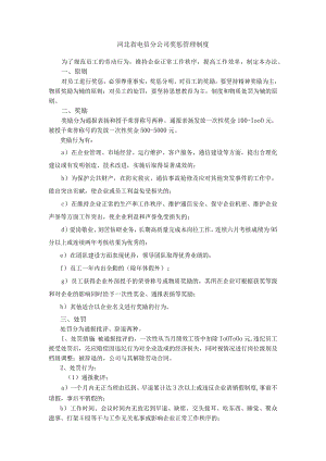 河北省电信分公司奖惩管理制度.docx