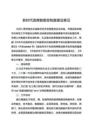 新时代首席数据官制度建设意见.docx