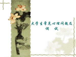 大学生常见心理问题.ppt.ppt