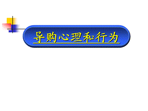 导购心理和行为.ppt