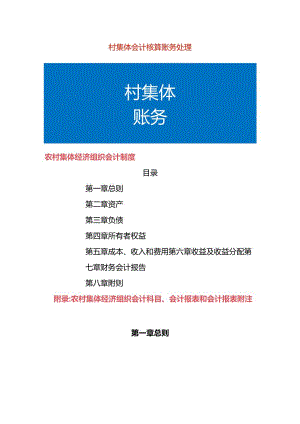 村集体会计核算账务处理.docx