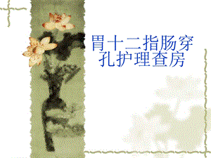 十二指肠溃疡穿孔护理查房.ppt
