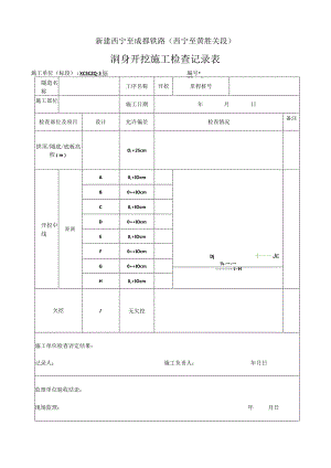 洞身开挖施工检查记录表.docx
