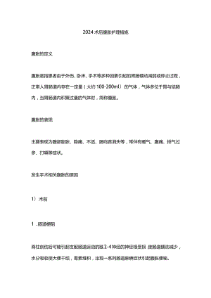 2024术后腹胀护理措施.docx