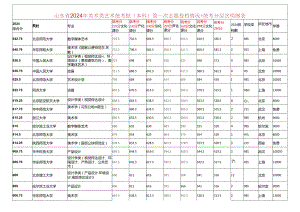 2024年美术本科批投档情况表（彩色版）.docx