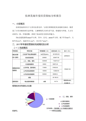 佳洲美地 年度经营指标分析报告.docx