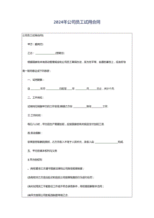2024年公司员工试用合同.docx