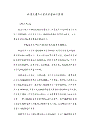 两国元首为中塞关系擘画新蓝图.docx