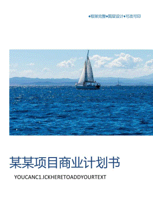 公司商业项目计划书模板.docx