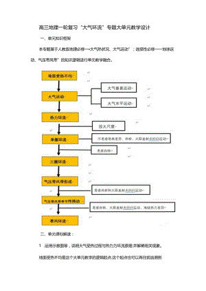 “大气环流”大单元教学设计.docx
