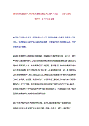 党的二十届三中全会精神讲稿.docx