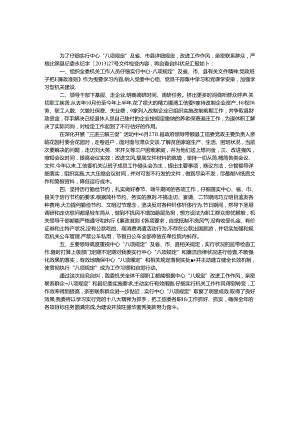 八项规定具体规定情况汇报.docx