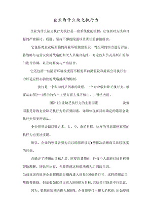 企业为什么缺乏执行力_0.docx