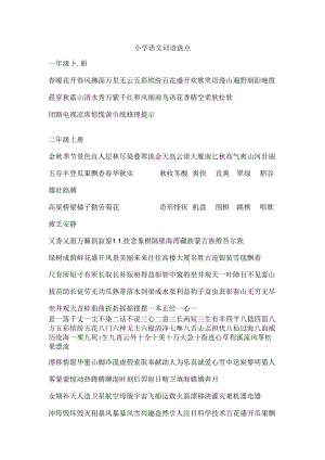 人教版小学词语盘点.docx