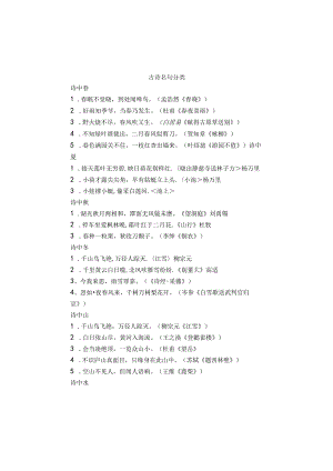 六年级-古诗分类学习[1].docx