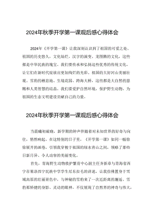 11篇关于观看2024年开学第一课可爱的中国心得体会发言稿.docx