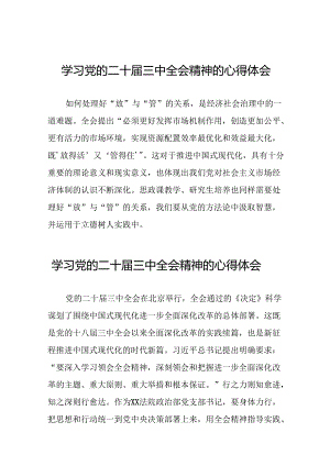 党员关于学习二十届三中全会精神心得感悟精选28篇.docx