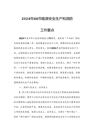 2024年XX市能源安全生产和消防工作要点.docx