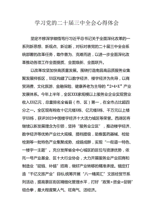 学习2024年学习党的二十届三中全会个人心得感悟 （4份）_70.docx
