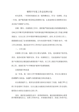 销售半年度工作总结和计划.docx