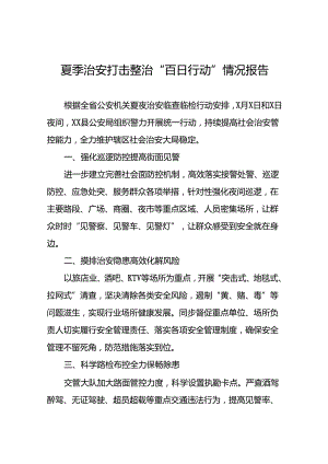 公安2024年夏夜治安巡查宣防集中统一行动工作总结26篇.docx