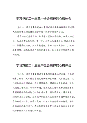党的二十届三中全会精神的学习感悟汇编42篇.docx