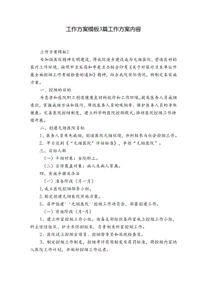 工作方案模板3篇 工作方案内容.docx