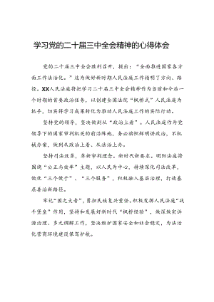 2024年学习二十届三中全会的心得体会范文13篇.docx